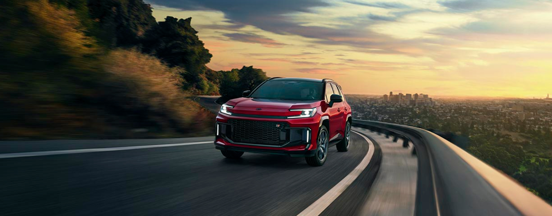 The all-new RAV4 GR Sport will be available exclusively with a powerful all-wheel-drive PHEV powertrain in Australia. (Overseas model shown)