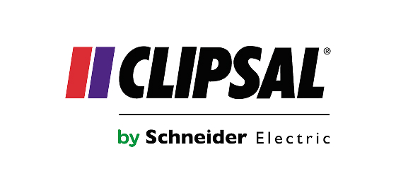 The ‘Clipsal’ logo, under which sits ‘by Schneider Electric’