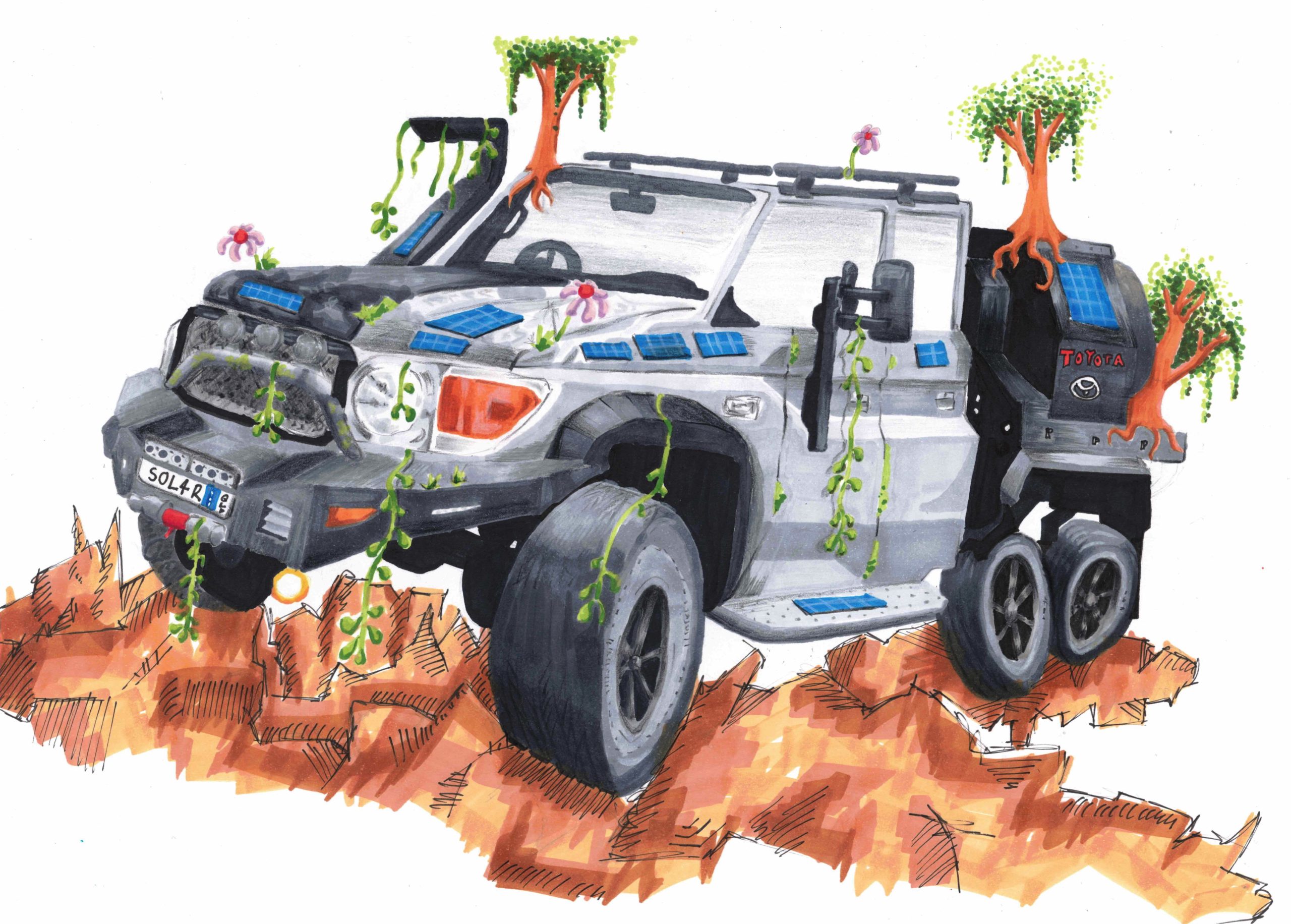 Queensland Student Wins Top Prize in Toyota Dream Car Art Contest